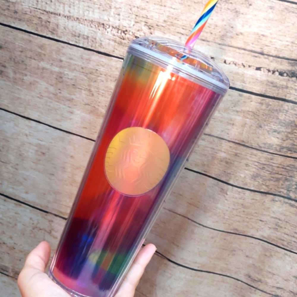STARBUCKS RAINBOW PRIDE 2021 DOME TUMBLER RARE! HTF!